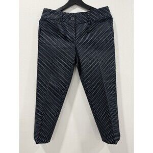 Ann Taylor LOFT Pants Womens 2P PETITE Blue Patterned Marisa Capri